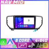 Navigatie Kia Sportage facelift 2019 Android 12, 4GB RAM, 64GB, CarPlay
