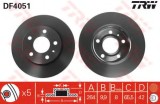 Disc frana OPEL CORSA C (F08, F68) (2000 - 2009) TRW DF4051