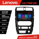 Navigatie Android Lenovo Suzuki Jimny 2007-2016 QLED 4GB+64GB Camera 360 GPS Carplay