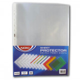 Set 100 Folii de Protectie Documente Noki A4 Cristal, 45 Microni, Folie Protectie Documente, Folie A4 de Protectie, Folie A4 Protectie Documente, Foli