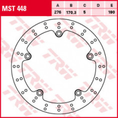 Disc frână fix spate, 276/170,3x5mm 5x190mm, diametru gaură de centrare 10,5mm, spacing 0 compatibil: HONDA VFR 1200F/1200F ABS/1200F DCT V4/1200F V4/