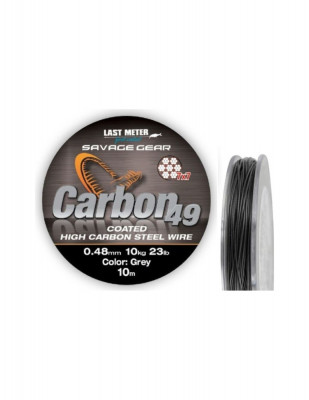 Fir Cablu Pentru Struna Savage Gear 7x7 Carbon 49, 10m,Variante Fire 0.48 mm foto