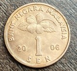 C50 - Moneda foarte veche - Malaezia - 1 sen - 2006