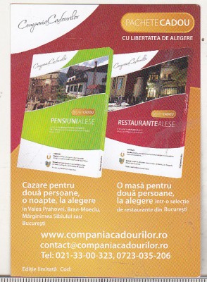 bnk cld Calendar de buzunar 2011 Compania cadourilor foto