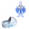 Trusou botez in landou si lumanare glob cu ursuleti, decor bleu Denikos&reg; 155