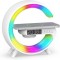 Boxa Multifunctionala 4in1 Lampa LED RGB, Difuzor Bluetooth, Incarcator Telefon