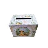 Cumpara ieftin Cutie Dar Botez, Alba cu Lion King - CDB05