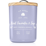 DW Home Farmhouse Dried Lavender &amp; Sage lum&acirc;nare parfumată 108 g