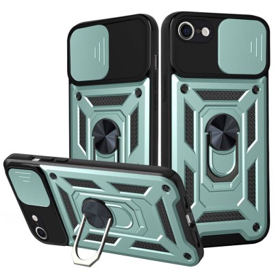 Husa iPhone 6 Plus 6s Plus protectie camera Techsuit CamShield Series, verde foto
