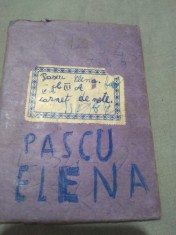 CARNET ELEV RSR CLASA III AN 69-70