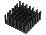 Radiator Aluminiu Negru 25x25x10mm