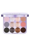Becca, Pearl Glow Shimmering, Strălucitor, Paletă de ochi, 12 nuanțe, 3.3 g
