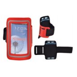 Husa Mana Sport Samsung Galaxy S3 I9300 / S4 I9500, Bratara Fitness, Rosu