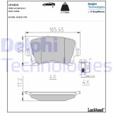 Delphi set placute frana, frana disc