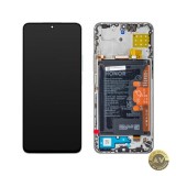 Display cu Touchscreen Honor 90 Lite / X8a cu Rama si Acumulator Argintiu (Titanium Silver) Service Pack 0235AEUK