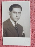 Fotografie tip carte postala, barbat 1932