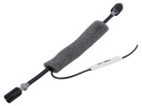 Cablu MTA HC97, priză și mufă, negru, drept, 0.25m