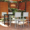 VidaXL Set de mobilier de grădină, alb, 5 piese 3099259