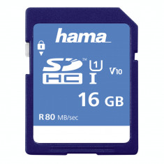 Card de memorie Hama SDHC 16GB clasa 10 UHS-I 80MB/s foto