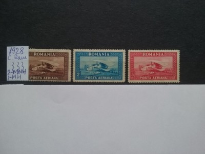 1928-C.RAIU fil.vertical - complet set-orig. gum -M.N.H.+M.L.H. foto