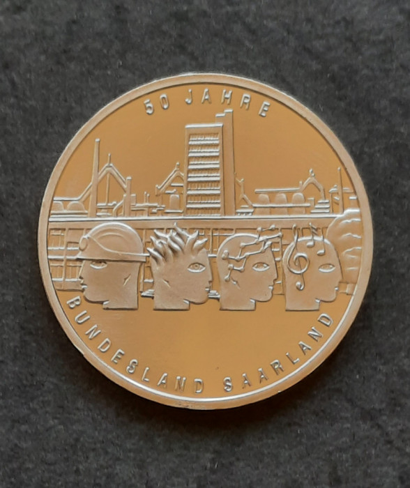 10 Euro &quot;50 Jahre Saarland&quot; 2007, Germania - G 4384