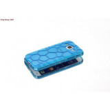 Husa Ultra Slim MOZAIK Apple iPhone 4 / iPhone 4S Blue, Silicon