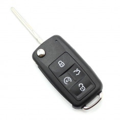 Volkswagen - Carcasă cheie tip briceag, cu 4 butoane - CARGUARD