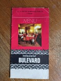 Meniu de Revelion al Restaurantului Bulevard Ploiesti 1978 / CD1P