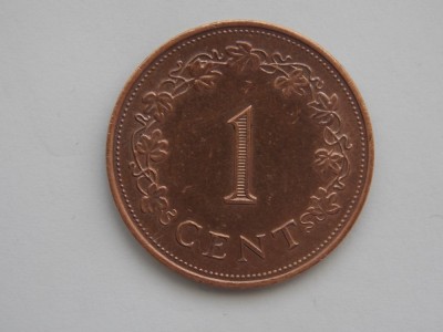 1 CENT 1977 MALTA foto