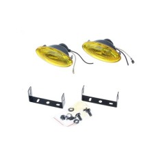 Set 2 proiectoare culoare galbena 12V,55w Cod: 777