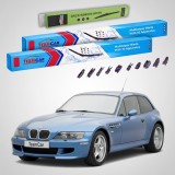 Cumpara ieftin Ștergătoare BMW Z3 Coup&eacute; (E36/8) 1997-2003 | Set Față și Spate Flat Premium &ndash; TeamCar&reg;