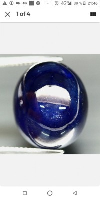 Safir caboșon 30.10 ct foto