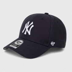 47brand șapcă MLB New York Yankees culoarea negru, cu imprimeu