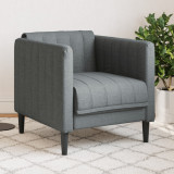 VidaXL Fotoliu, gri &icirc;nchis, material textil 372596