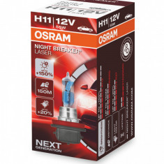 Bec Halogen H11 Osram Night Breaker 150, 12V, 55W