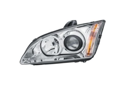 Far FORD FOCUS II (DA), 11.2004-01.2008, partea Stanga, VISTEON, tip bec H1+H7+PY21W+W5W; electric; janta cromata; cu motor; halogen; cu lumina viraj foto
