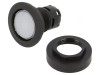 Comutator apăsare albastru 22mm IP65 plat