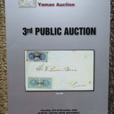 CATALOG DE LICIATATII plicuri si timbre , YAMAN AUCTION , 22 nov 2008