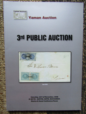 CATALOG DE LICIATATII plicuri si timbre , YAMAN AUCTION , 22 nov 2008 foto