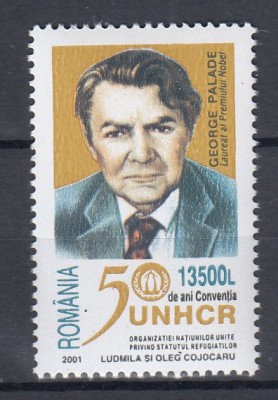 ROMANIA 2001 LP 1554 - 50 ANI CONVENTIA O.N.U. MNH foto