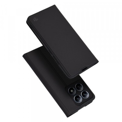 Husa pentru Xiaomi 14T Pro, Techsuit, Magskin Book, Neagra foto