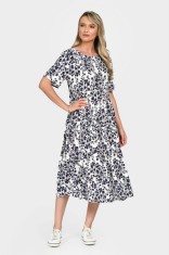 Rochie Dama, Eranthe, Microfloral V330 - L