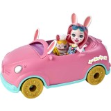 Set de joaca Enchantimals, Bunnymobile Bree Bunny cu 10 accesorii
