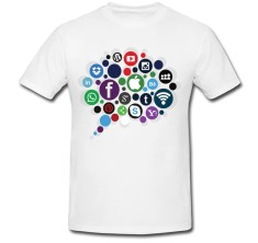 Tricou &amp;quot; Vocal social media &amp;quot; foto
