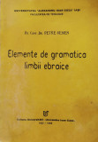 Elemente de gramatica limbii ebraice