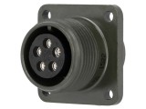 Conector circular mamă 5 pini, lipire