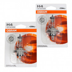 Set 2 Buc Bec Osram H4 P43T 12V 60/55W Original Blister 64193-01B