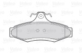 VALEO 301902 FIRST set placute frana,frana disc