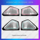 Capace boxe iluminate ambientale pentru Porsche Cayenne 2018+
