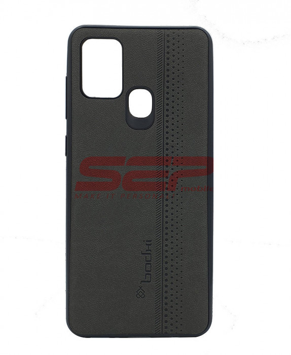 Toc TPU Leather bodhi. Huawei P smart 2021 Dark Grey